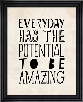 Framed Everyday as the Potential Print