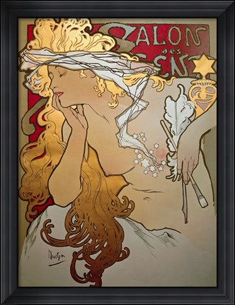 Framed Salon des Cents Print