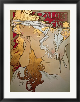 Framed Salon des Cents Print