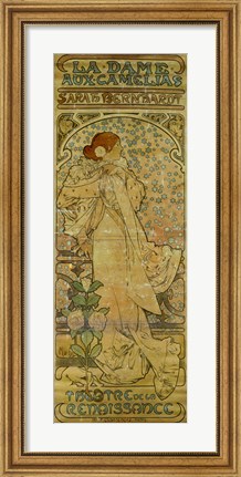 Framed La Dame aux Camelias, Paris 1894 Print