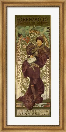 Framed Lorenzaccio, Paris, 1896 Print