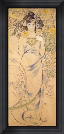Framed Rose Print