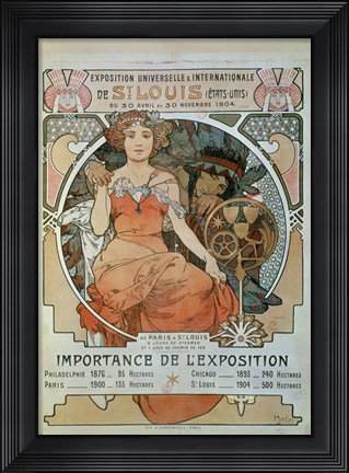 Framed Universal and International Exhibition in St Louis, 1904 Print