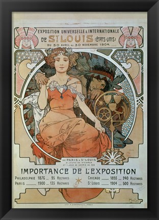 Framed Universal and International Exhibition in St Louis, 1904 Print