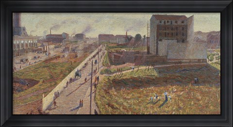 Framed Factories at the Porta Romana -Milan Print