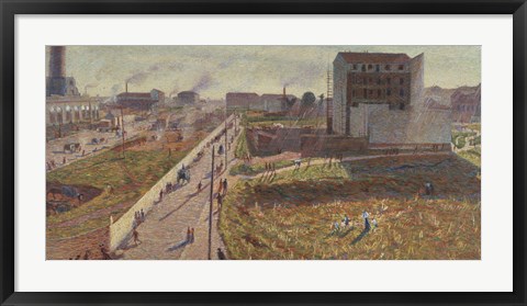 Framed Factories at the Porta Romana -Milan Print