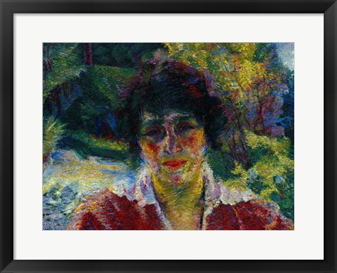 Framed Portrait of Signora Armida Brucky 1909 Print