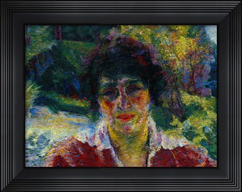 Framed Portrait of Signora Armida Brucky 1909 Print