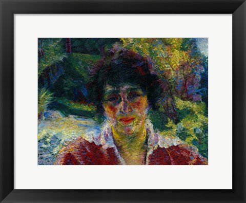 Framed Portrait of Signora Armida Brucky 1909 Print