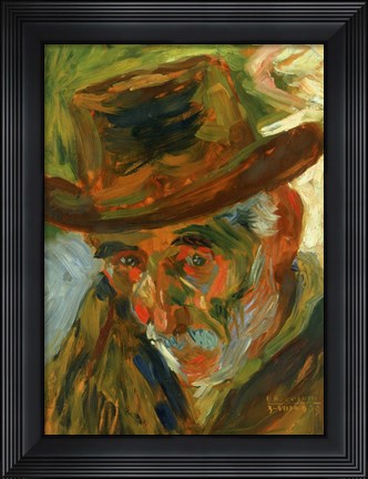 Framed Head of an Old Man 1909 Print
