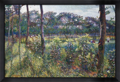 Framed Lombardy Countryside Print