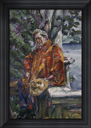 Framed Portrait of Maestro Ferruccio Busoni 1916 Print