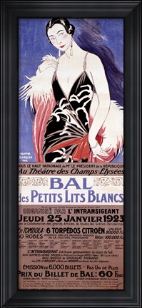 Framed Le Bal des Petits Lits Blancs 1922 Print