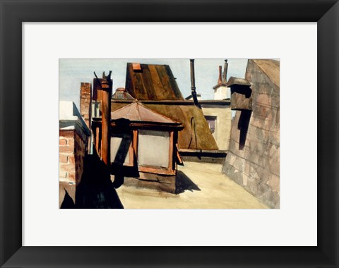 Framed My Roof 1928 Print