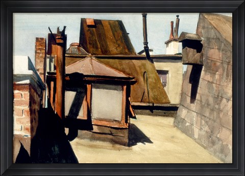 Framed My Roof 1928 Print