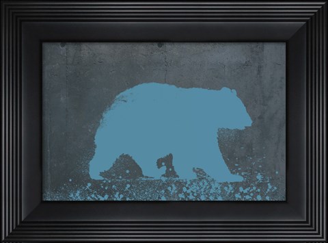 Framed Urban Animals I Print