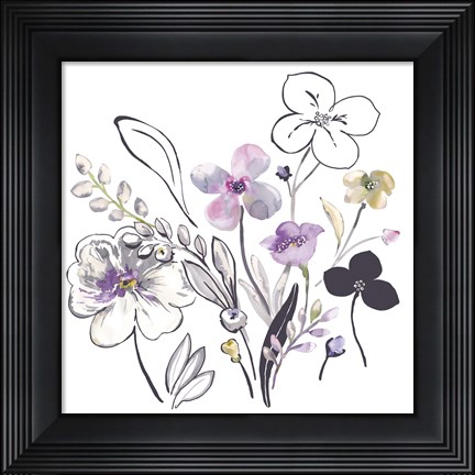 Framed Meadow I Print