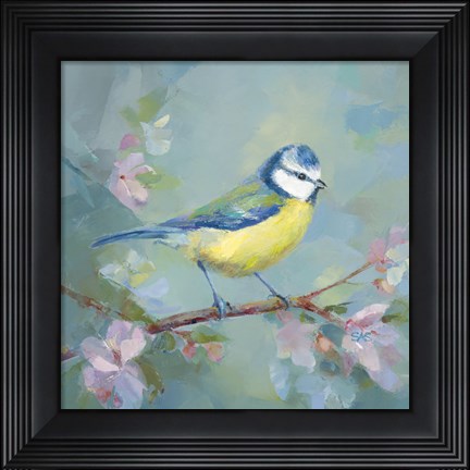 Framed Woodland Birds I Print