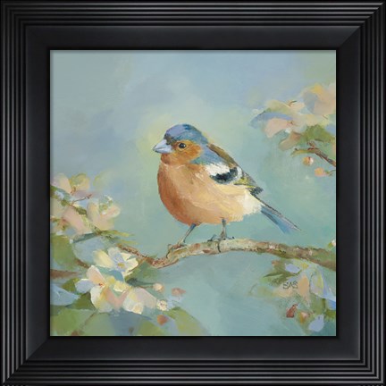 Framed Woodland Birds II Print