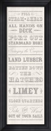 Framed Full Steam Ahead Print