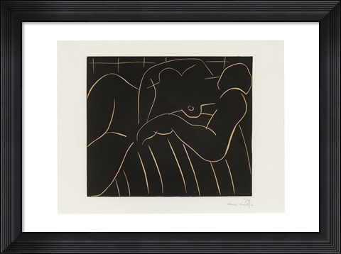 Framed La Sieste, 1938 Print