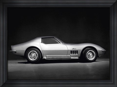 Framed Corvette Stingray Print