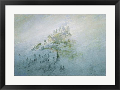 Framed Mountain in the Fog, Staatliche Museen Heidecksburg, Rudolstadt, Germany Print