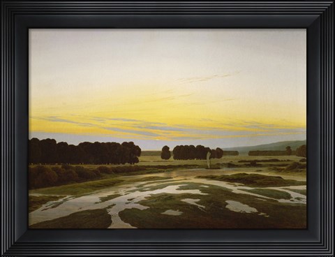 Framed Great Reserve near Dresden, 1832 Print