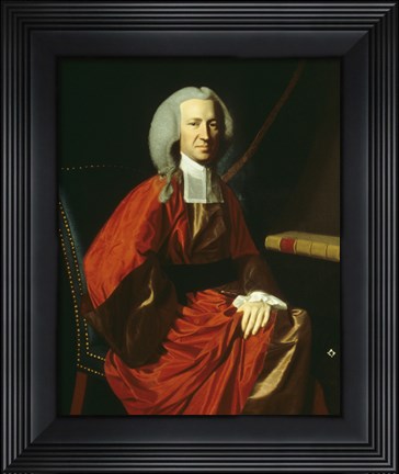 Framed Portrait of Judge Martin Howard, 1767 Print