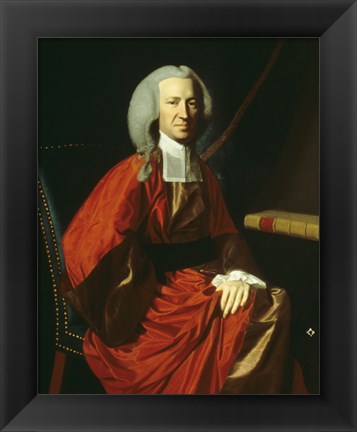 Framed Portrait of Judge Martin Howard, 1767 Print