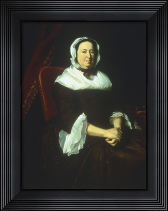 Framed Mrs Samuel Hill (Miriam Kilby) 1764 Print