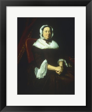 Framed Mrs Samuel Hill (Miriam Kilby) 1764 Print