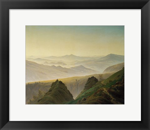 Framed Morning in the Mountains Print