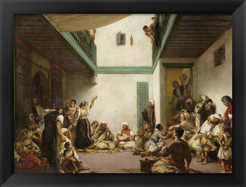 Framed Jewish Wedding in Morocco, 1839 Print