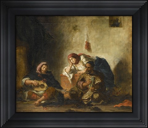 Framed Jewish Musicians from Mogador Print