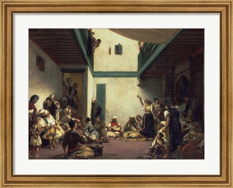 Framed Jewish Wedding in Morocco Print