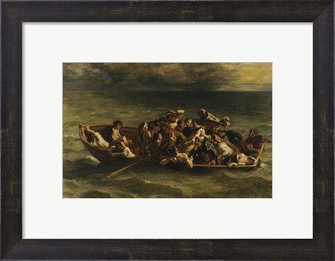 Framed Shipwreck of Don Juan Print