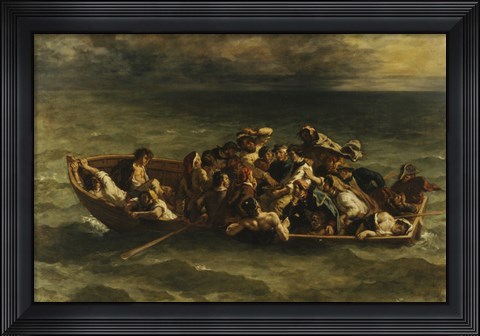 Framed Shipwreck of Don Juan Print