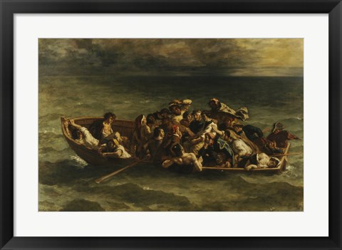 Framed Shipwreck of Don Juan Print