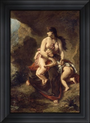 Framed Medea Kills Her Children, 1862 Print