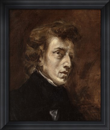 Framed Frederic Chopin, 1810-1849 Print