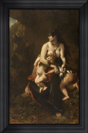 Framed Medea, 1838 Print