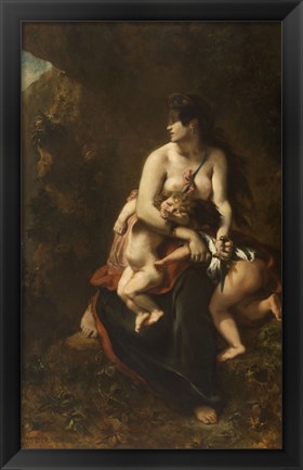 Framed Medea, 1838 Print