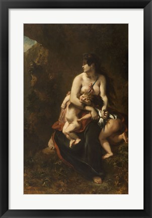 Framed Medea, 1838 Print