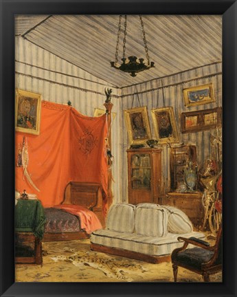 Framed Apartment of the Count of Mornay Print