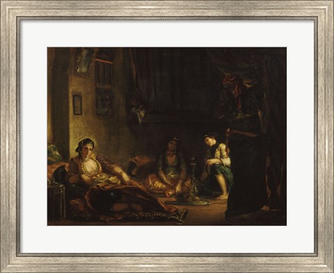 Framed Women of Algiers in their Apartment, 1847-49 Print