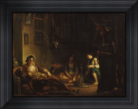 Framed Women of Algiers in their Apartment, 1847-49 Print