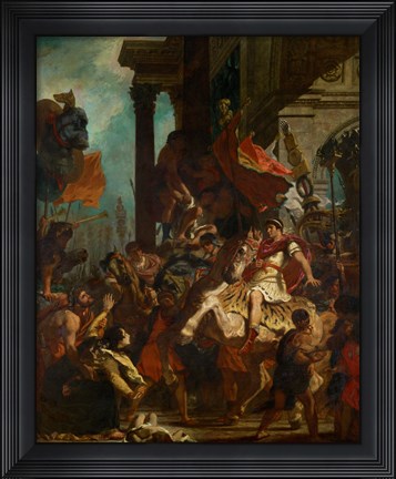 Framed Emperor Trajan&#39;s Justice, 1840 Print