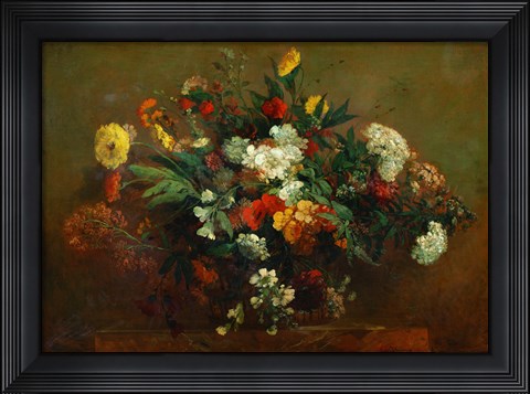 Framed Flower Print