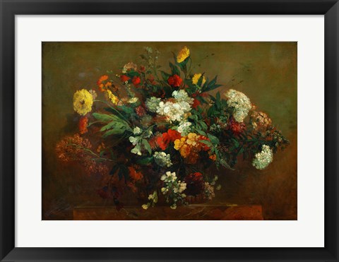 Framed Flower Print